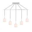 Woodbridge Lighting Langston Transitional Metal Linear Pendant in Chrome