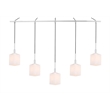 Woodbridge Lighting Langston Transitional Metal Linear Pendant in Chrome
