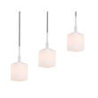 Woodbridge Lighting Langston Transitional Metal Linear Pendant in Chrome