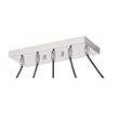 Woodbridge Lighting Langston Transitional Metal Linear Pendant in Chrome