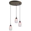 Woodbridge Lighting Venezia 3-Light Transitional Metal Cluster in Bronze
