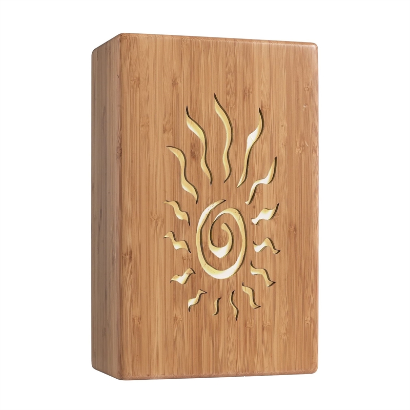 Woodbridge Lighting Light House Radiance Bamboo Wall Sconce in Natural