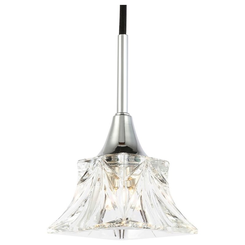 Woodbridge Lighting Christina Transitional Metal Pendants in Chrome