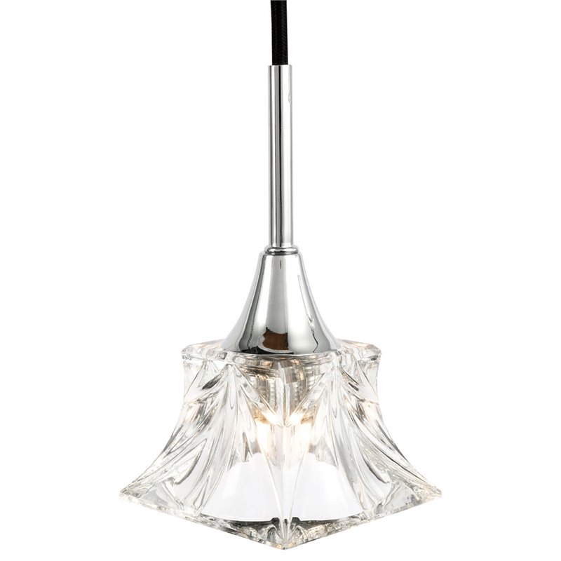 Woodbridge Lighting Christina Transitional Metal Pendants in Chrome