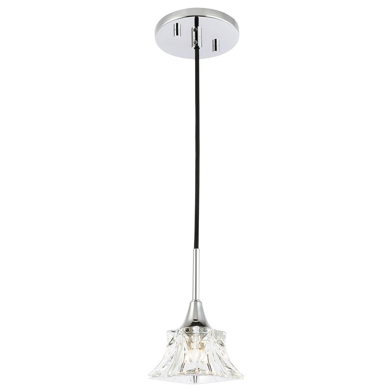 Woodbridge Lighting Christina Transitional Metal Pendants in Chrome