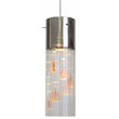 Woodbridge Lighting Gem Metal LED Mini Pendant with Strings in Topaz Orange