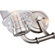 Woodbridge Lighting Elliot 2-Light Metal Bath in Antique Nickel