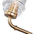 Woodbridge Lighting Elliot 19554 4-Light Transitional Metal Bath in Brass