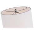 Woodbridge Lighting Carson Traditional Cement/Fabric Table Lamp in Gray