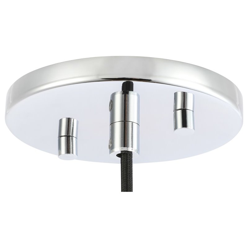 Woodbridge Lighting Chelsea 1-Light Opal Glass & Steel Mini Pendant in Chrome