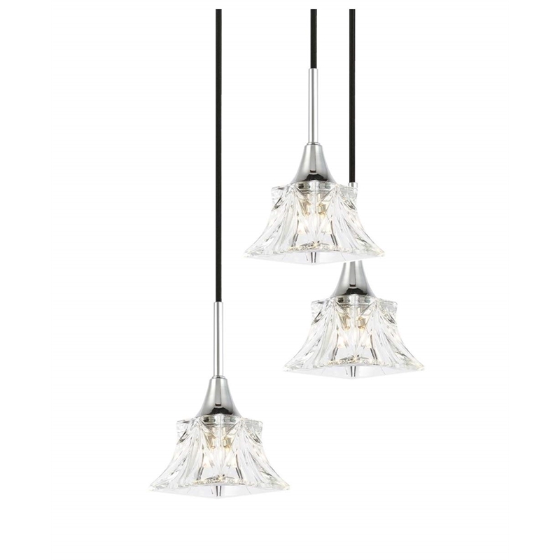 Woodbridge Lighting Christina 5-Light Transitional Metal Steel Pendant in Chrome