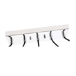 Woodbridge Lighting Chelsea 5Lt Square Linear Pendant in Chrome/Opal