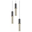 Woodbridge Lighting Pixie 3-Light Steel and Glass LED Pendant in Chrome