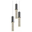 Woodbridge Lighting Pixie 5-Light Steel and Glass LED Pendant in Chrome