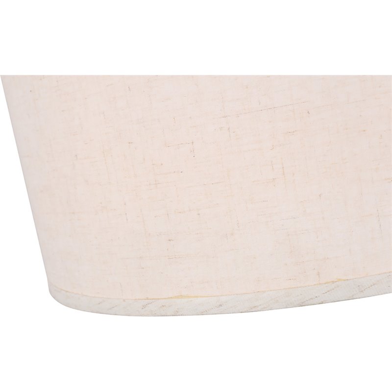 Woodbridge Lighting Drum 3-Light Fabric Pendant in Satin Nickel/White