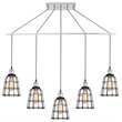 Woodbridge Lighting Fulton ST64 5-Light Metal Linear Pendant in Chrome