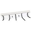 Woodbridge Lighting Fulton ST64 5-Light Metal Linear Pendant in Chrome