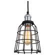 Woodbridge Lighting Fulton ST64 3-Light Metal Cluster Pendant in Chrome