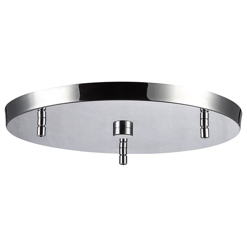 Woodbridge Lighting Fulton ST64 3-Light Metal Cluster Pendant in Chrome