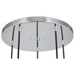 Woodbridge Lighting Fulton ST64 5-Light Metal Cluster Pendant in Chrome