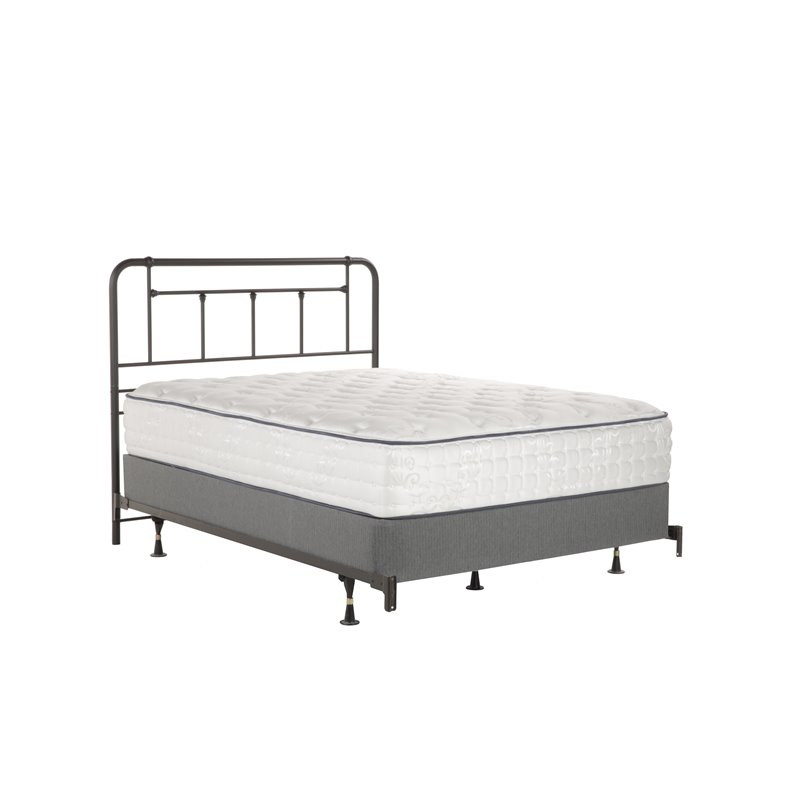 Fashion Bed Group Baldwin Full-Size Decorative Metal Headboard in Textured Black