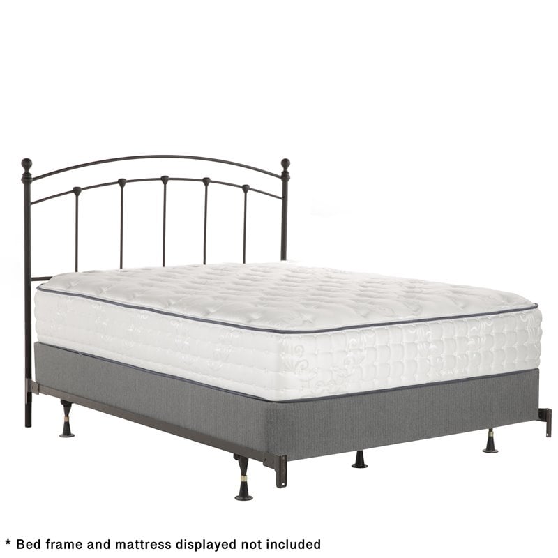 Fashion Bed Group Sanford Queen Sized Decorative Metal Headboard in Matte Black