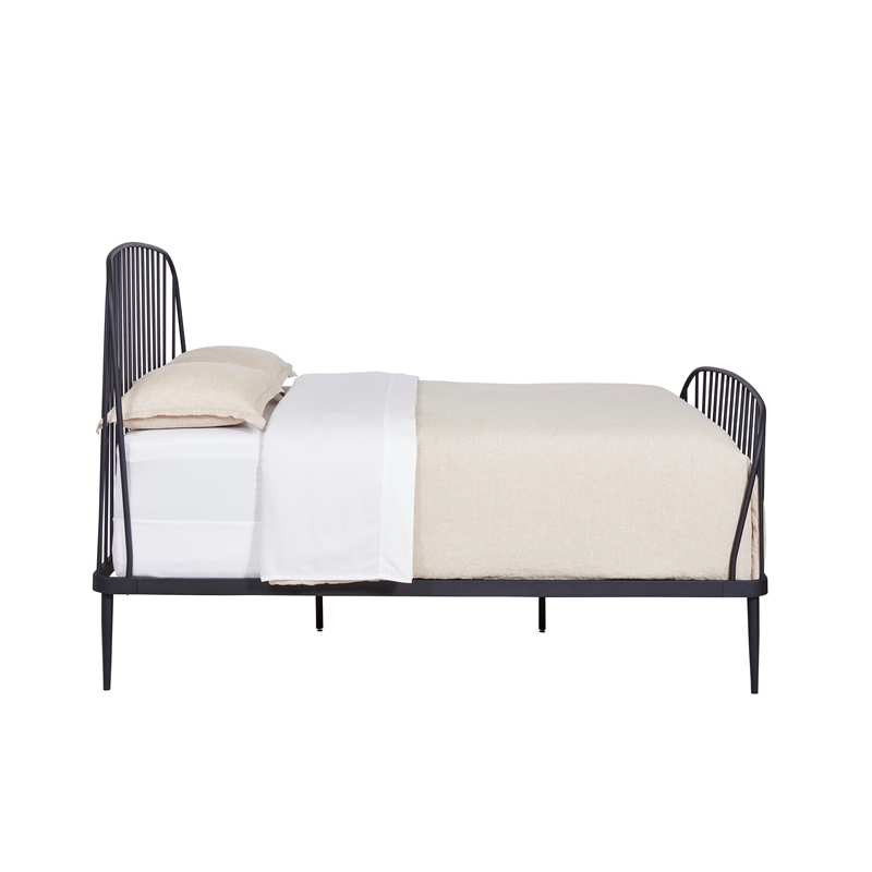 Arlo - Complete Bed - Queen - Matte Black Finish