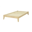 Willa Twin Wood Platform Bed - Natural Finish