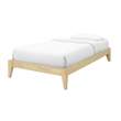 Willa Twin Wood Platform Bed - Natural Finish
