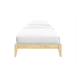 Willa Twin Wood Platform Bed - Natural Finish