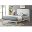 Willa Queen Wood Platform Bed - Natural Finish