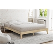 Willa Queen Wood Platform Bed - Natural Finish