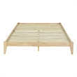 Willa Queen Wood Platform Bed - Natural Finish