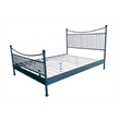 Santorini - Complete Bed - King - Matte Black Finish