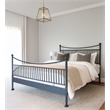 Santorini - Complete Bed - King - Matte Black Finish