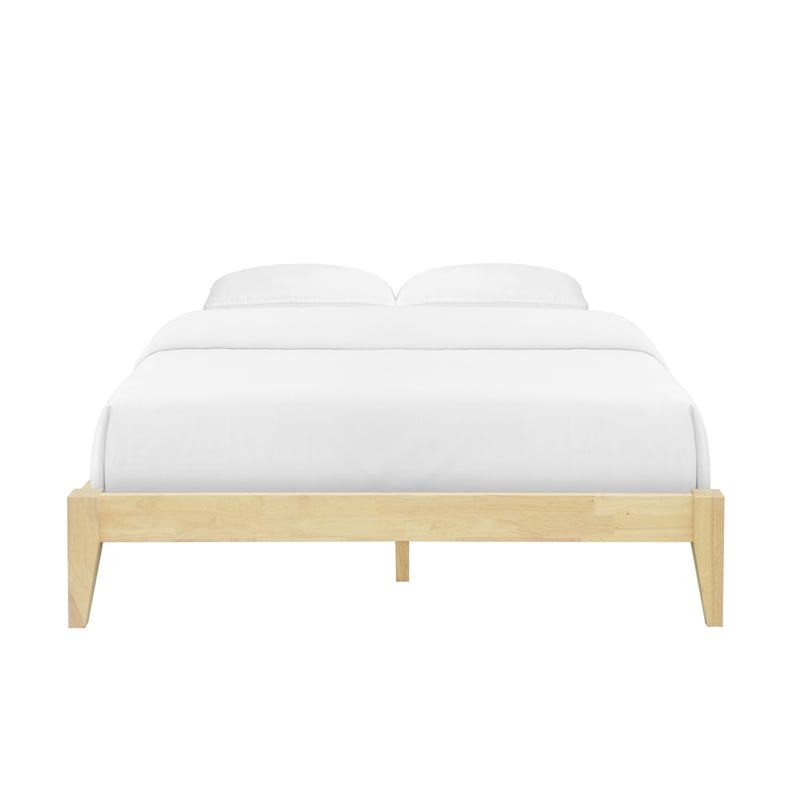 Willa Full Wood Platform Bed - Natural Finish