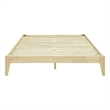 Willa Full Wood Platform Bed - Natural Finish