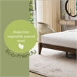 Willa King Wood Platform Bed - Walnut Finish