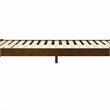 Willa King Wood Platform Bed - Walnut Finish
