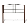 Dayton King Bed w/ Frame - Textured Black & Spice