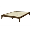 Willa Full Wood Platform Bed - Walnut Finish