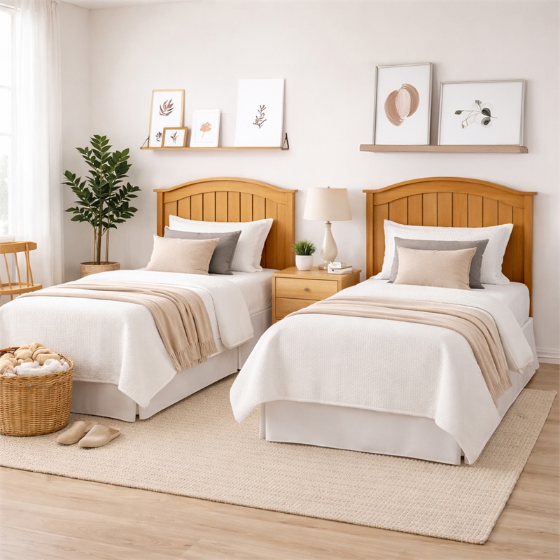 Cardiff Twin Headboard Only - Maple