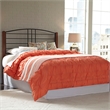 Dayton King Headboard Only - Textured Black & Spice