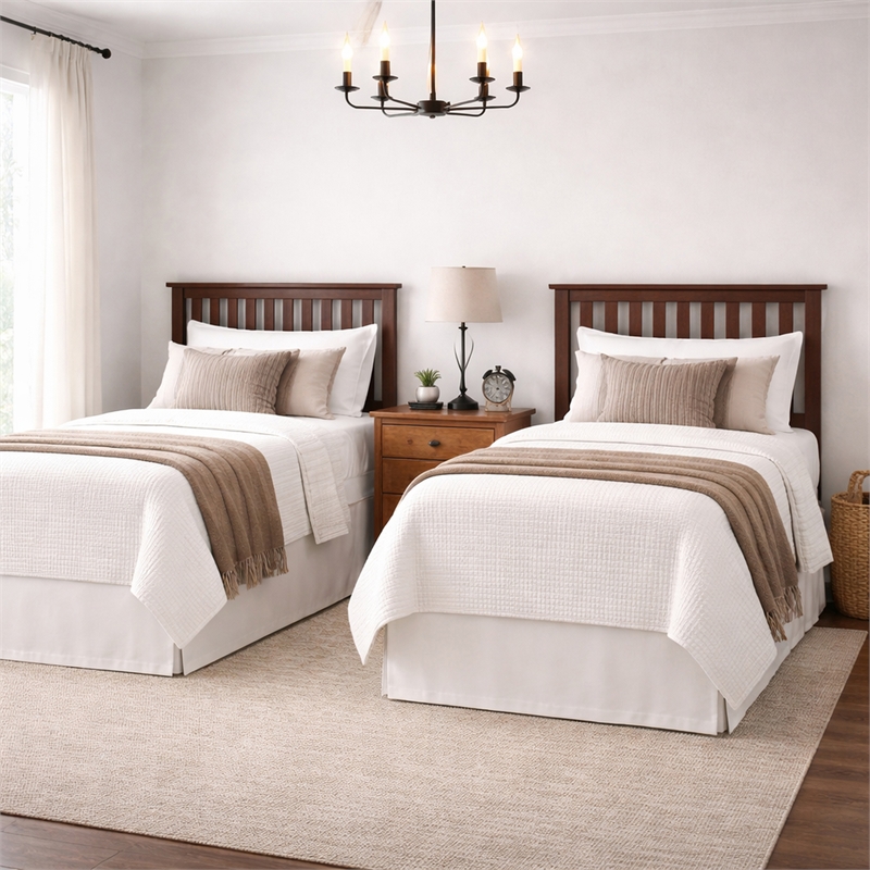 Oxford Twin Headboard Only - Merlot