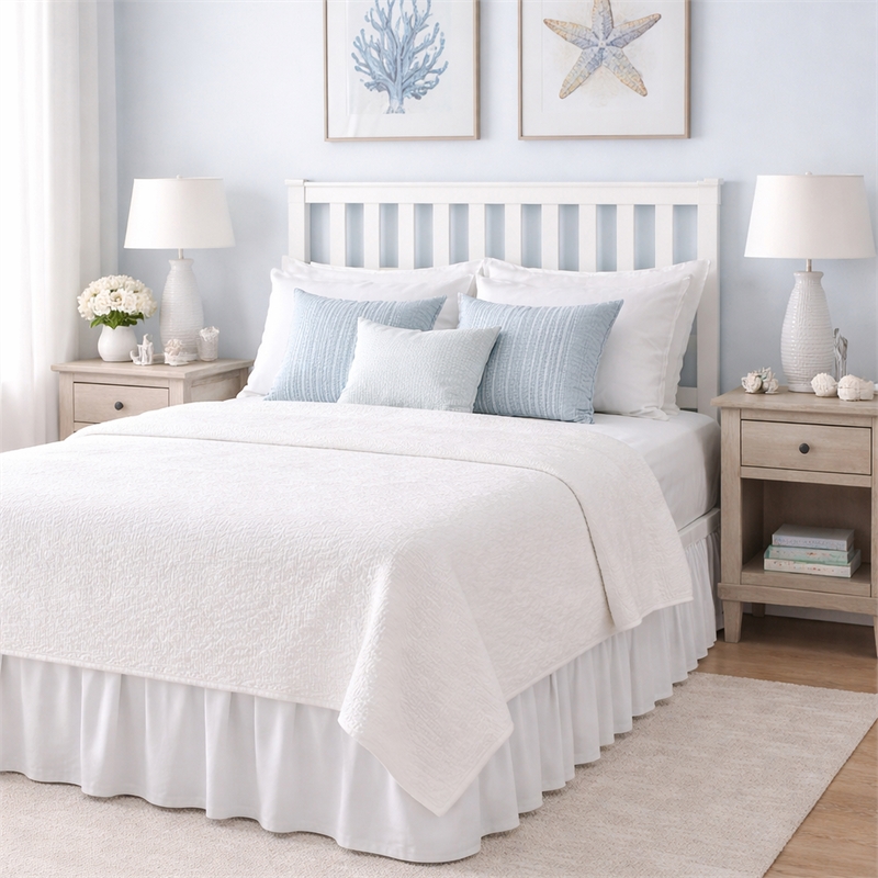 Oxford Full/Queen Headboard Only - White