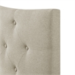 Maya King Headboard Only - Beige