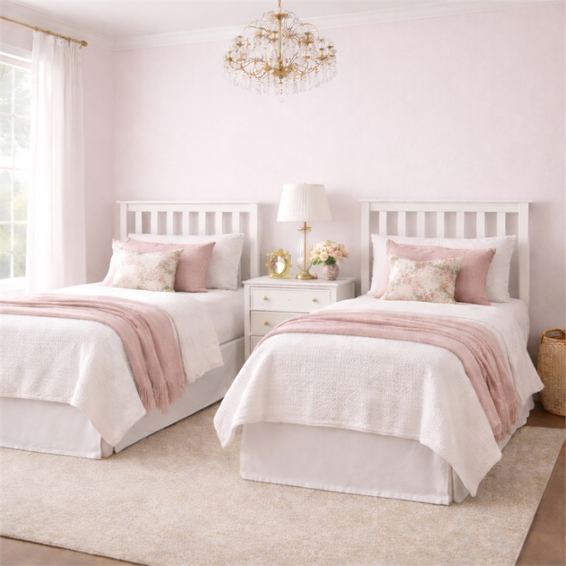 Oxford Twin Headboard Only - White