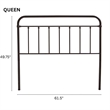 Beaconsfield Queen Headboard Only - Oiled Bronze