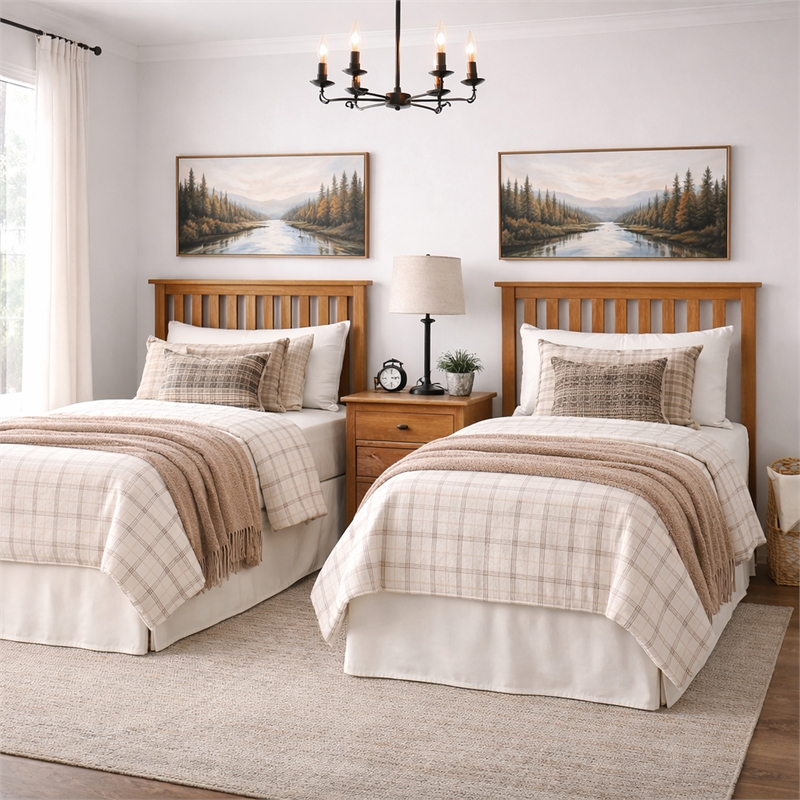 Oxford Twin Headboard Only - Maple