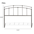 Fenton Full Headboard Only - Black Walnut